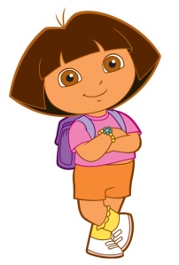 Dora, looking smug